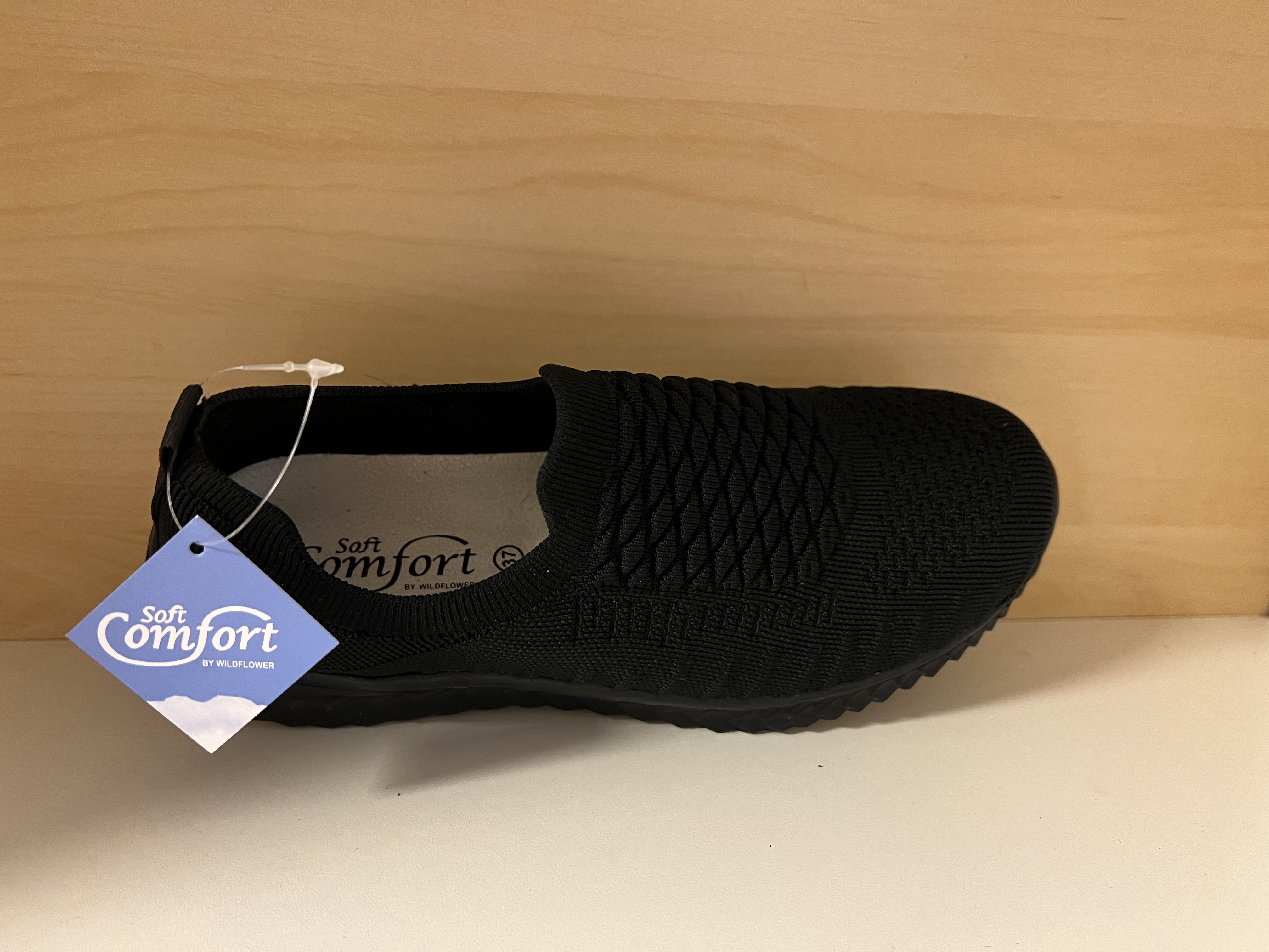 Svart damsko i textil. Soft Comfort.  - 2