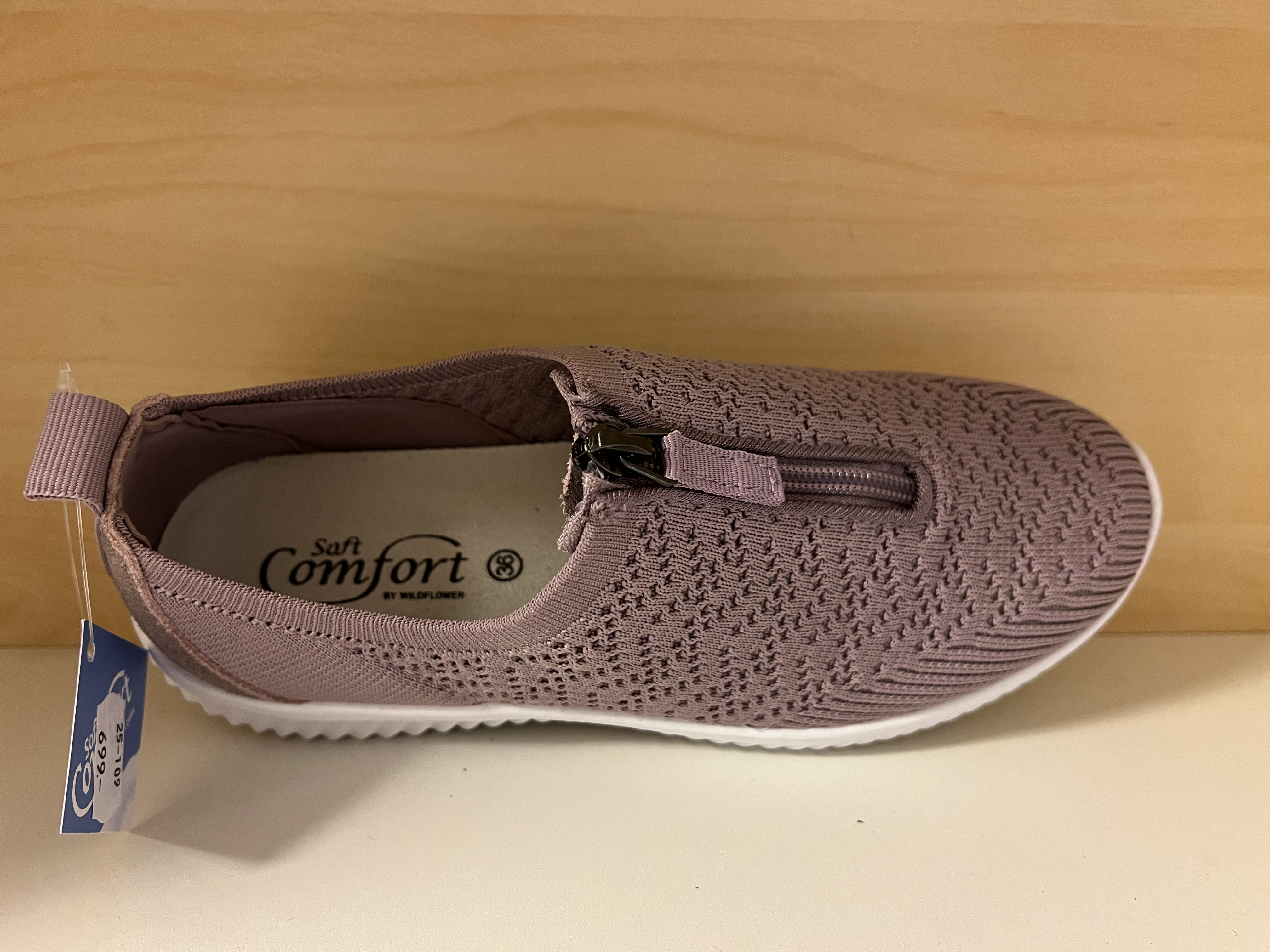 Soft Comfort damsko med dragkedja fram, uttagbar innersula.  - 2