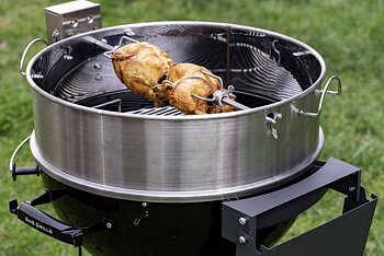 Slow n` Sear Kettle Ring Rotisserie