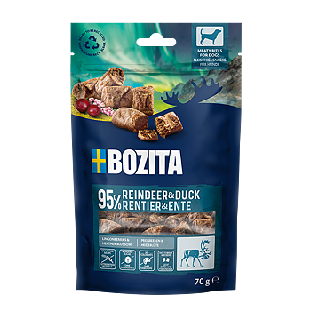 BOZITA MEATY BITES REINDEER & DUCK