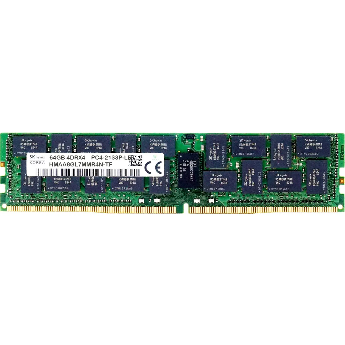 64GB DDR4 1x64GB SK Hynix 2133Mhz LRDIMM ECC 4DRx4 PC4-17000P DDR4-2133 RAM Quad Rank x4 Module