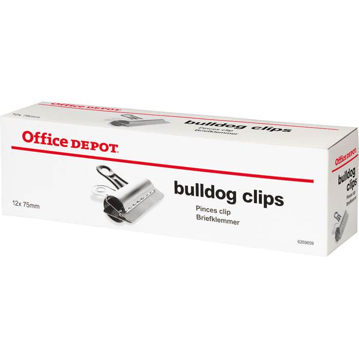 Pappersklämma Bulldog 75mm - 2