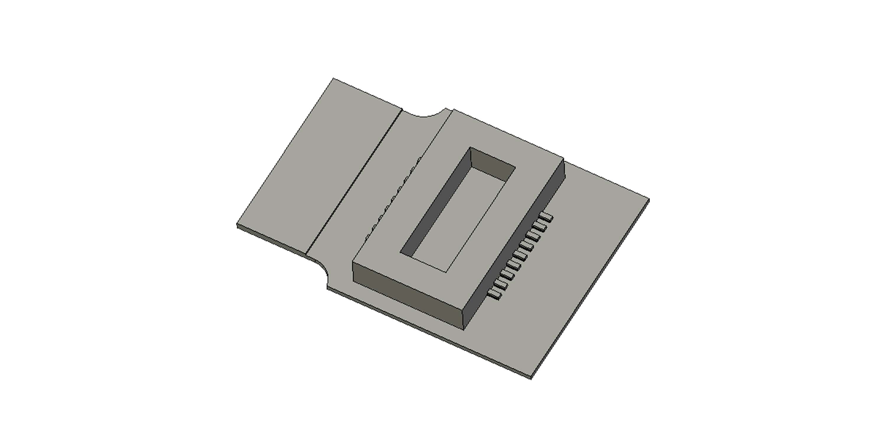 Adapterplatine, 18-pol Next-18 Buchse auf RNC-114 MTC14, Flex