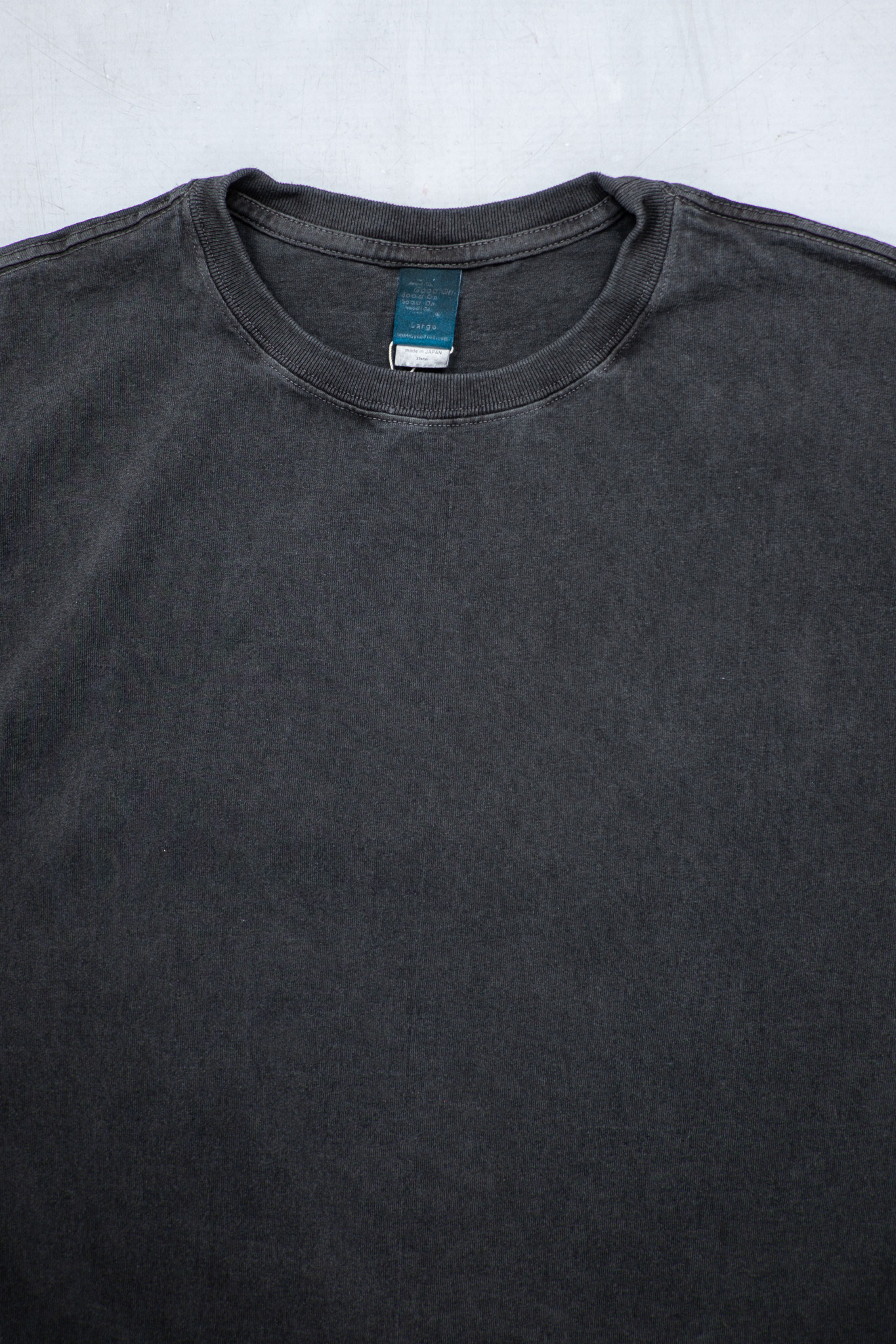 Good On - S/S Crewneck Tee Pigment Black - 2
