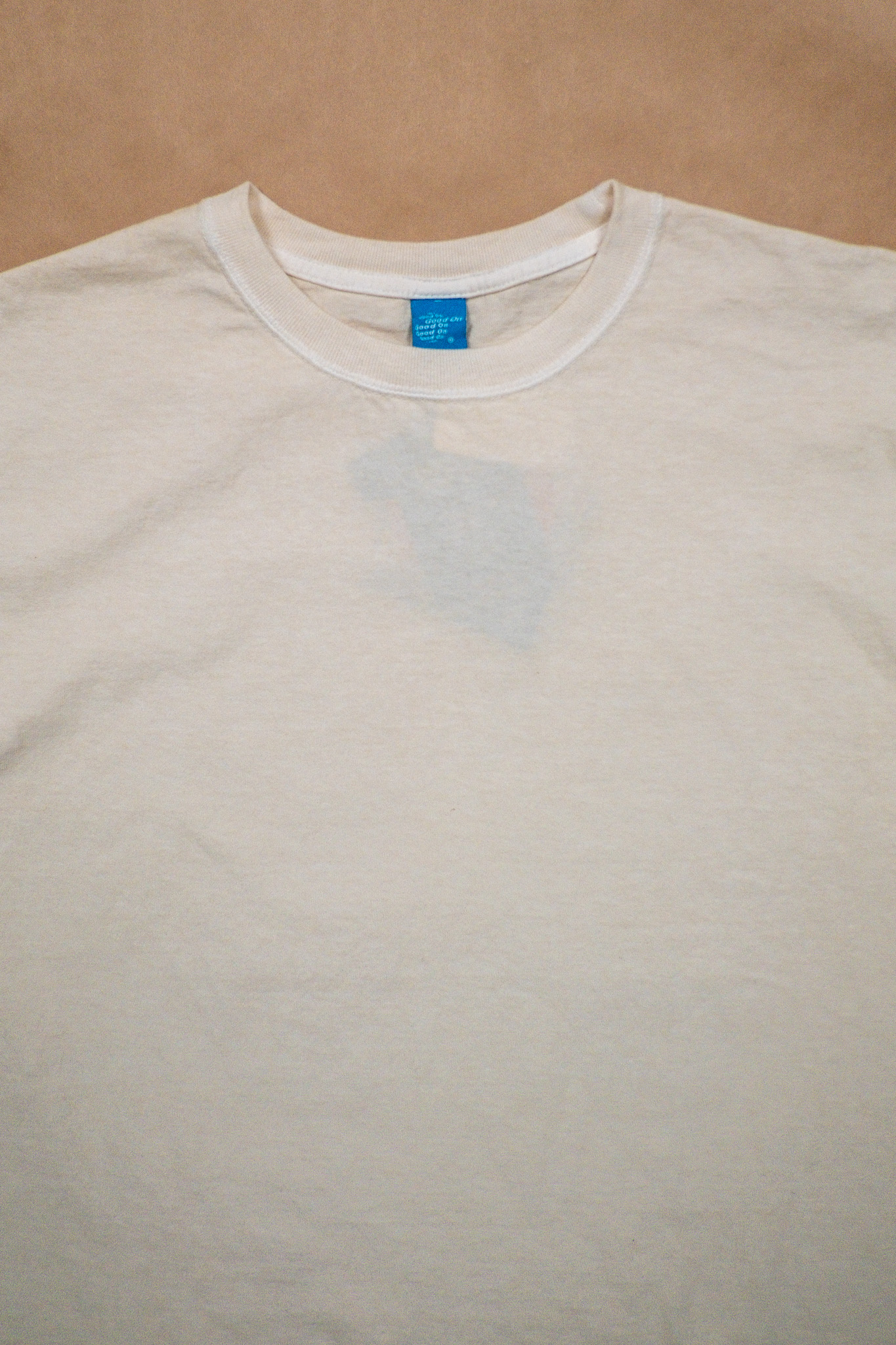 Good On - S/S Crewneck Tee Pigment Natural - 2