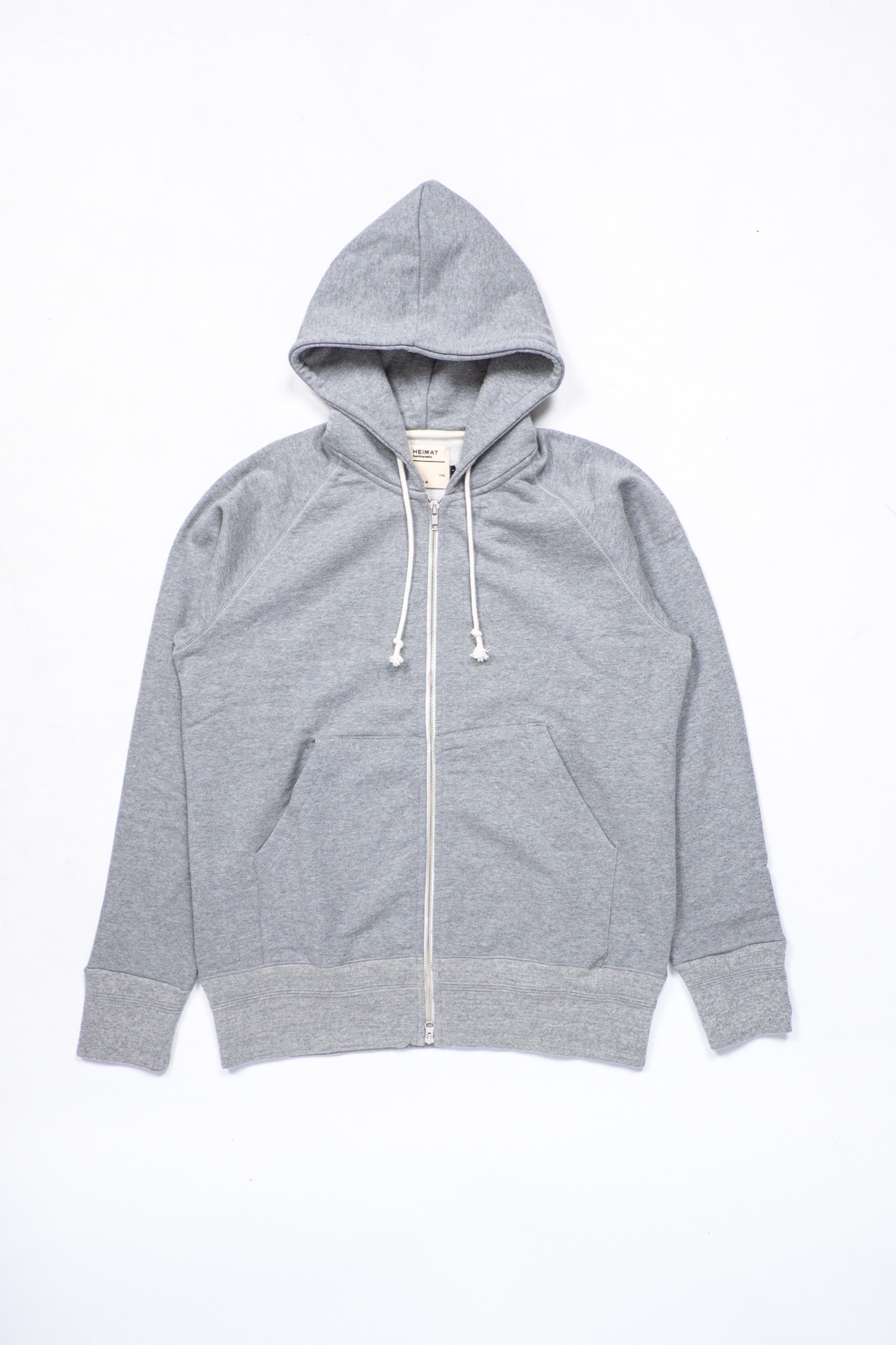 Heimat - Kapuzenpulli Cotton/Wool Hoodie Battleship Grey