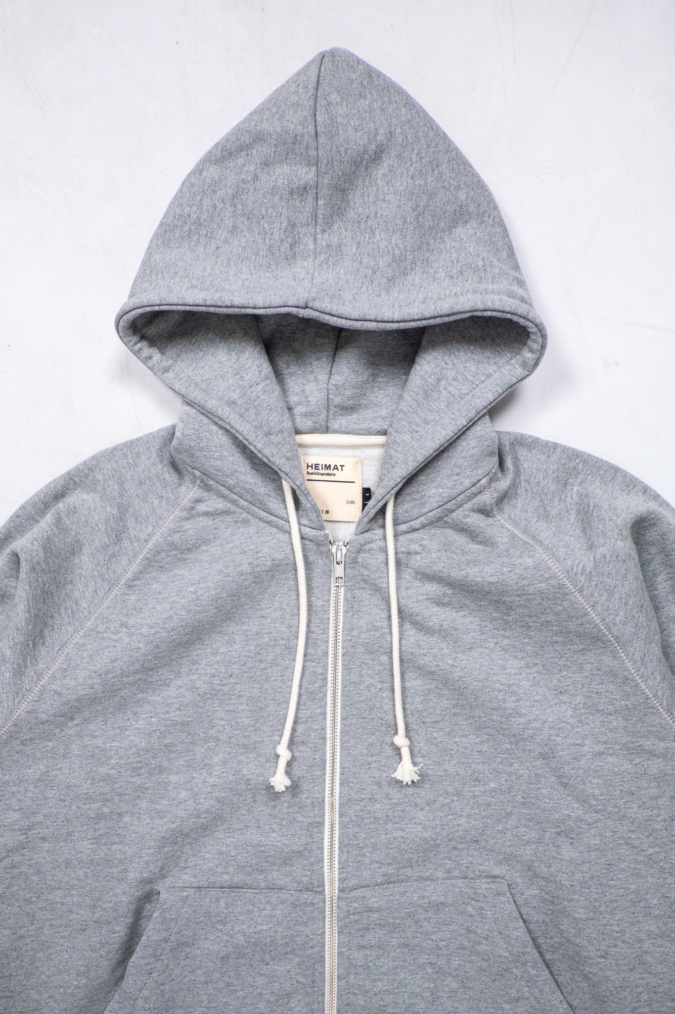 Heimat - Kapuzenpulli Cotton/Wool Hoodie Battleship Grey - 2