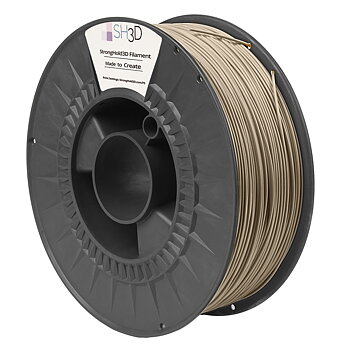 StrongHold PLA filament (1.75mm, 1Kg) - Mörk Beige
