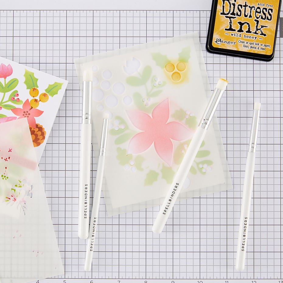 SPELLBINDERS-Spellbinders Mini Blending Brush Set - 7