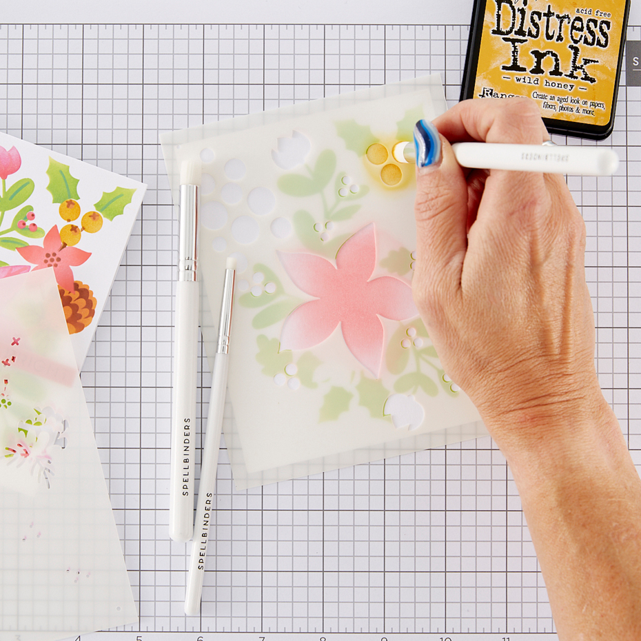 SPELLBINDERS-Spellbinders Mini Blending Brush Set - 6