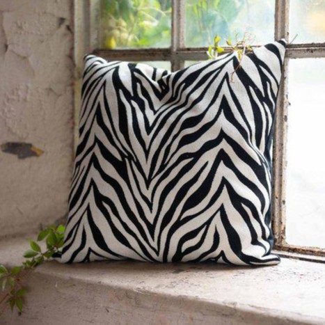 Kuddfodral - Zebra Jaquard - 4
