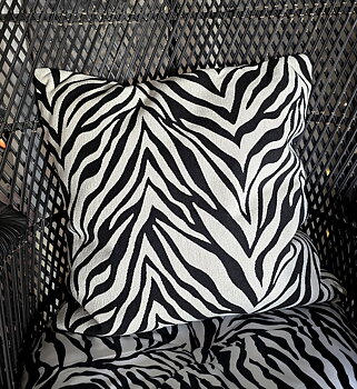 Kuddfodral - Zebra Jaquard