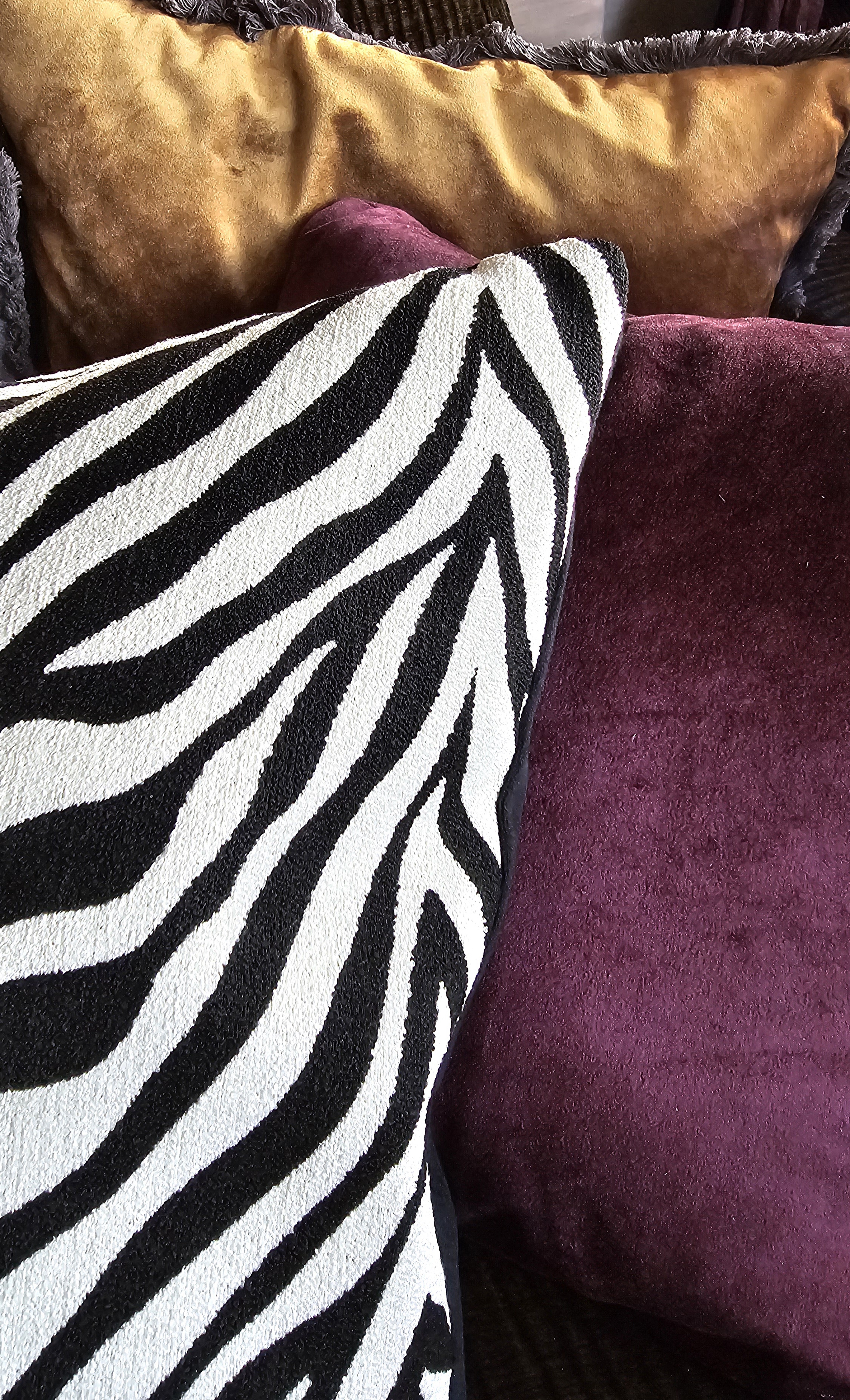 Kuddfodral - Zebra Jaquard - 3