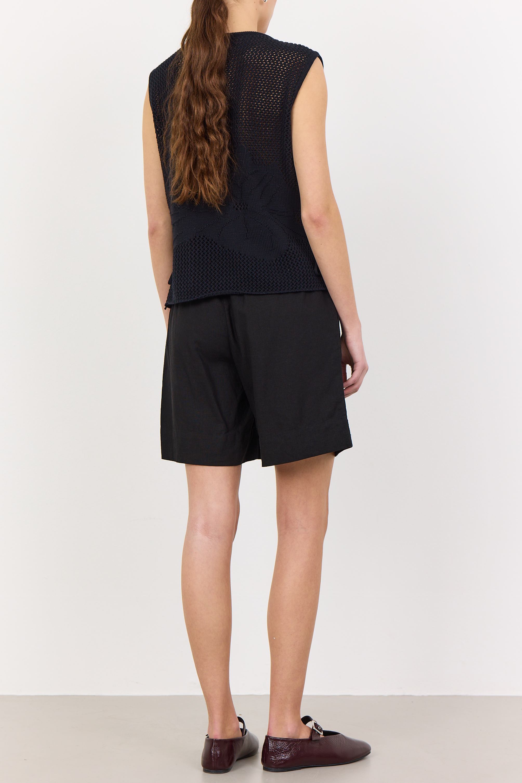 Lévete Room - Naja 29 Shorts Black - 4