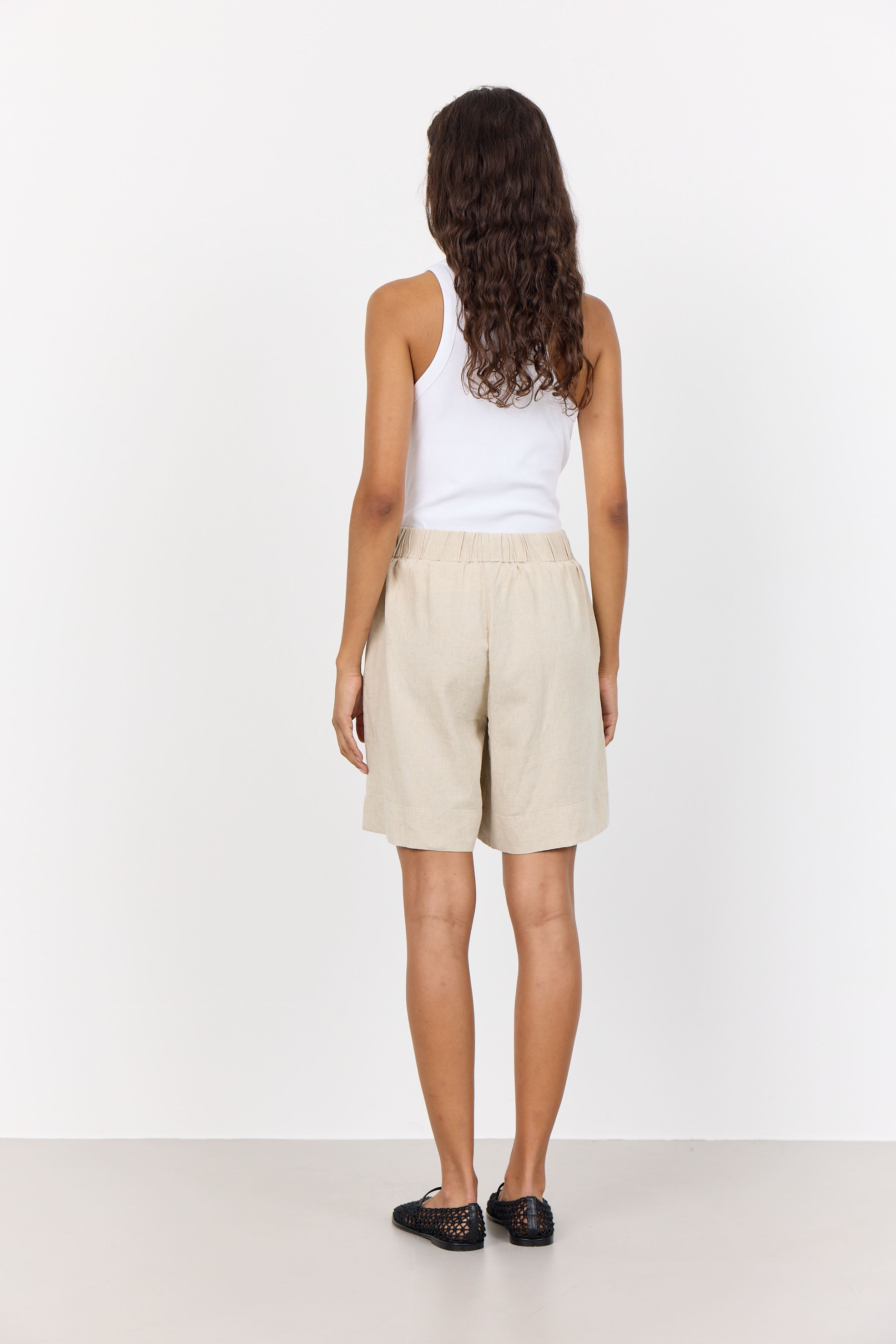 Lévete Room - Naja 29 Shorts  Island Fossil - 4