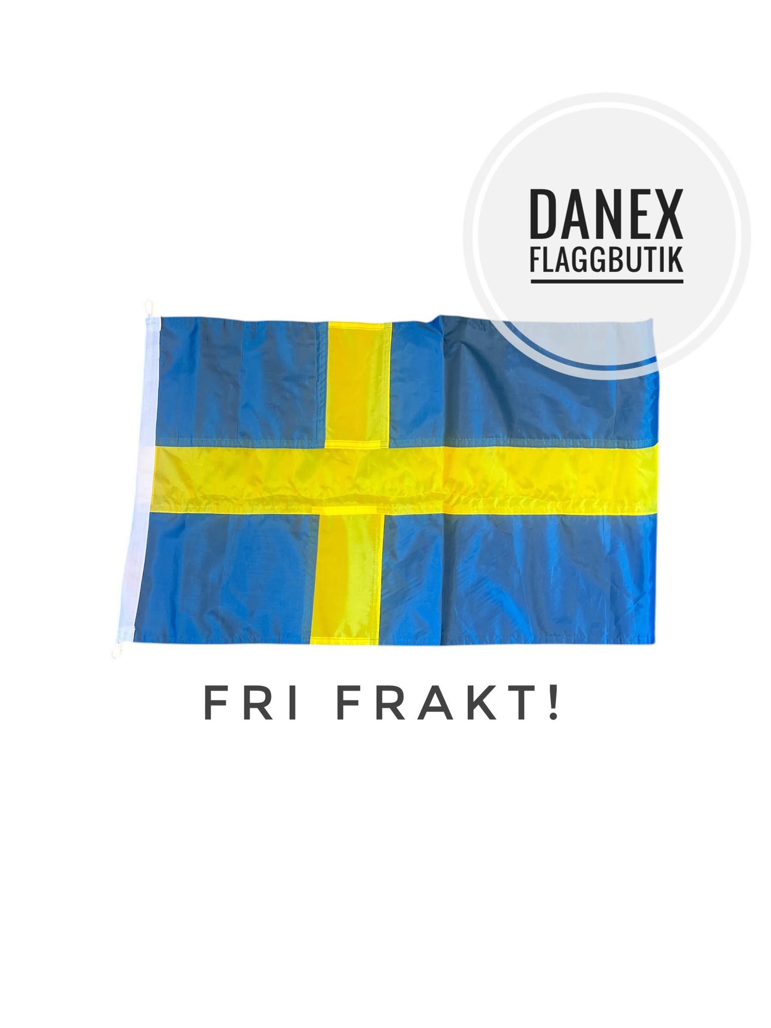 Fasadflagga - Sverige 70 cm