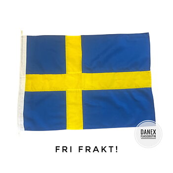 Fasadflagga - Sverige 62 cm