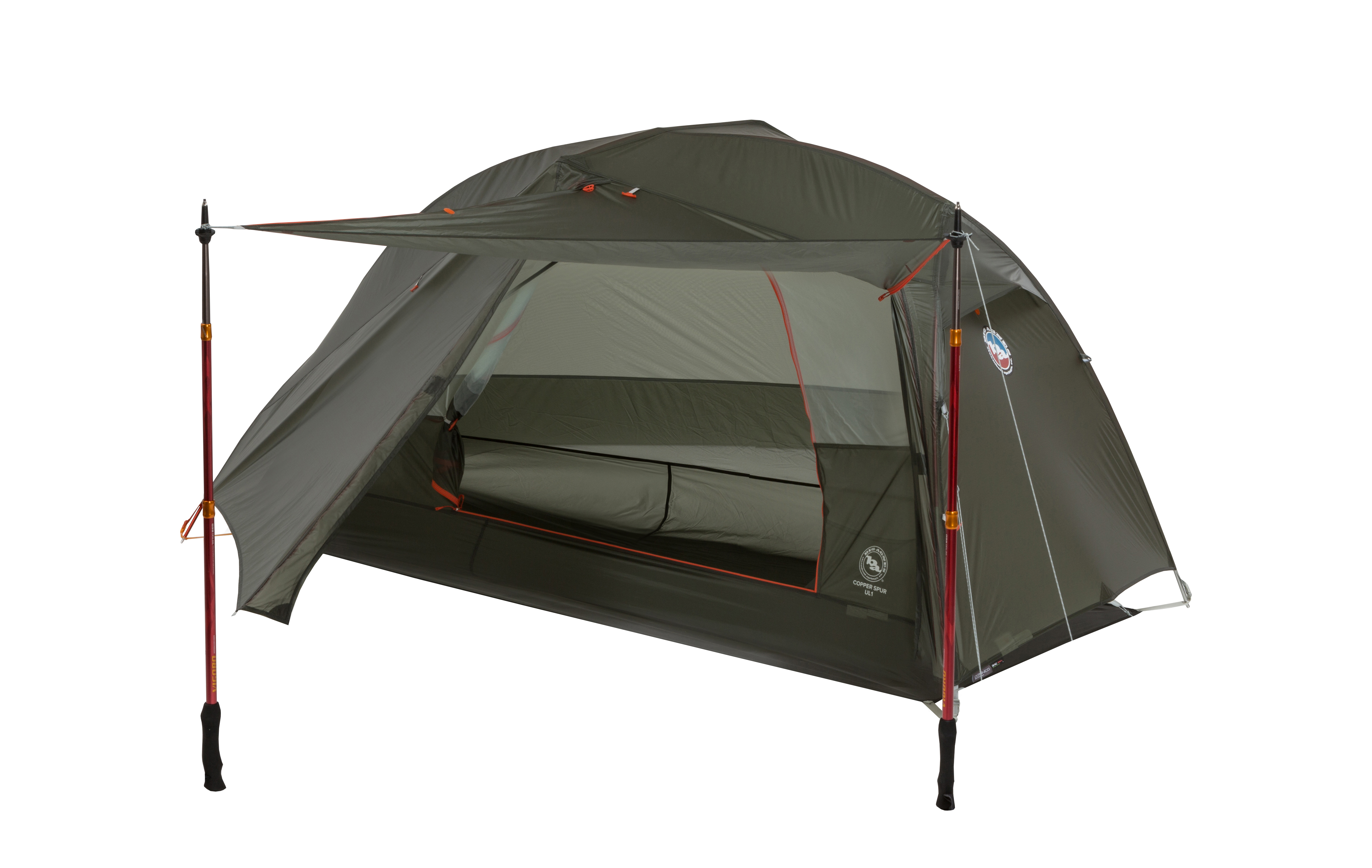 Big Agnes Copper Spur UL1 Lichen Green | Zelt | 1 Person - 3