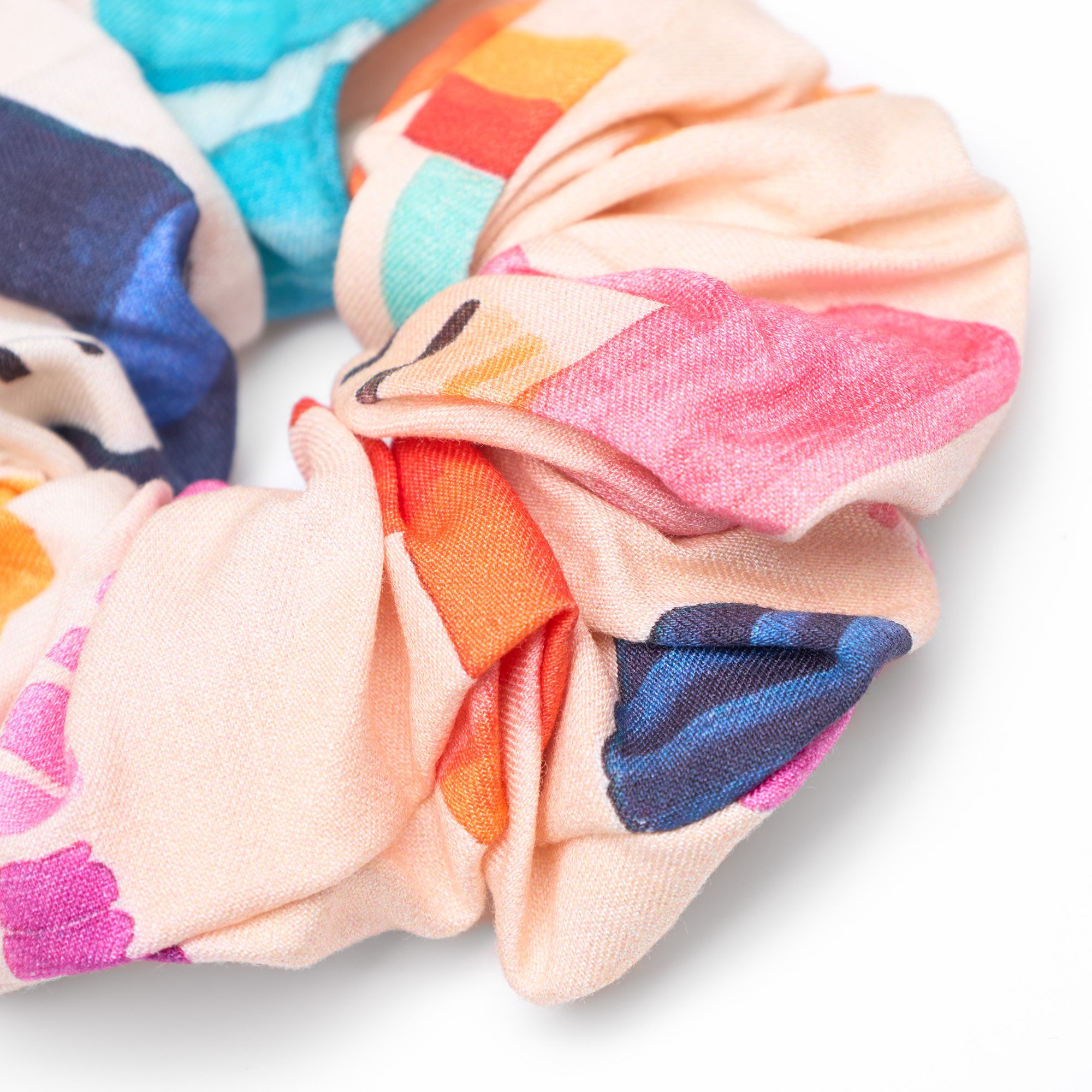 Scrunchie, Summer Abstract Multi Color - Dedicated - 3