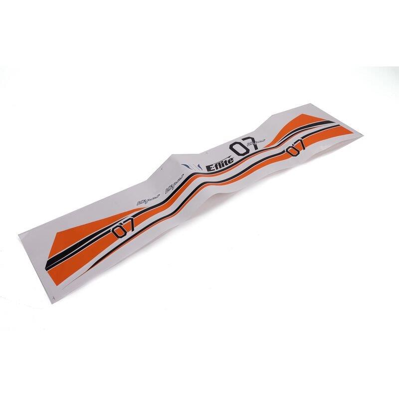 E-flite Decal Sheet: Viper 70mm, Orange