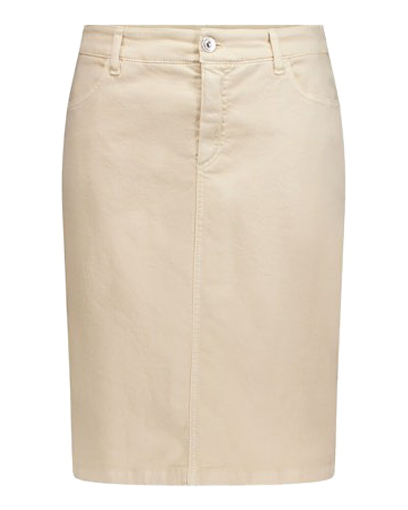 Jeanskjol Hedi550 ljusbeige