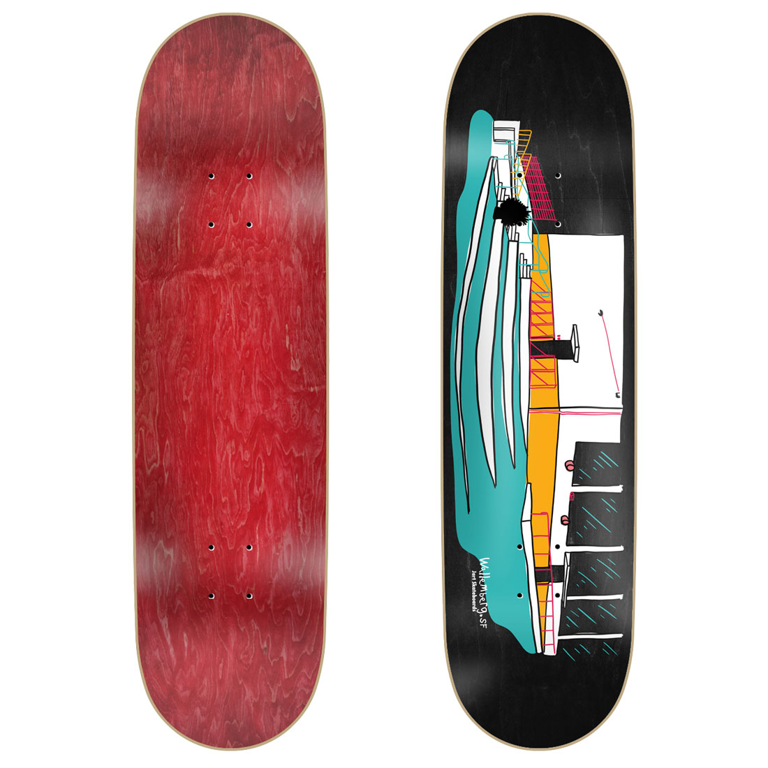 Jart Skateboard - Spots Wallenberg HC 8.0