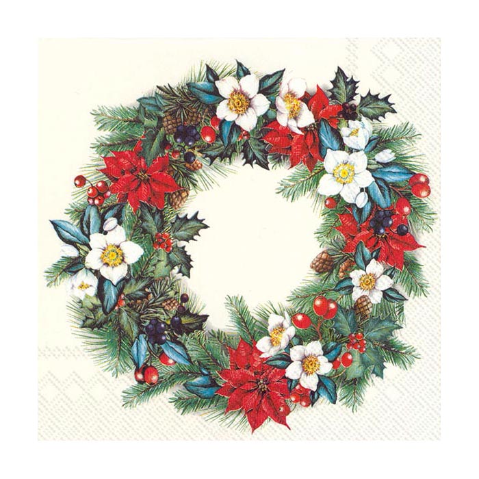 ihr Julservetter Christmassy Wreath