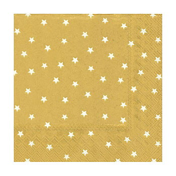 ihr Servetter Little Stars Gold White
