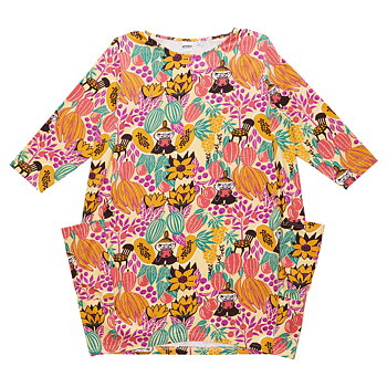 Moomin Women Tunic (Ira) - Papaya Yellow