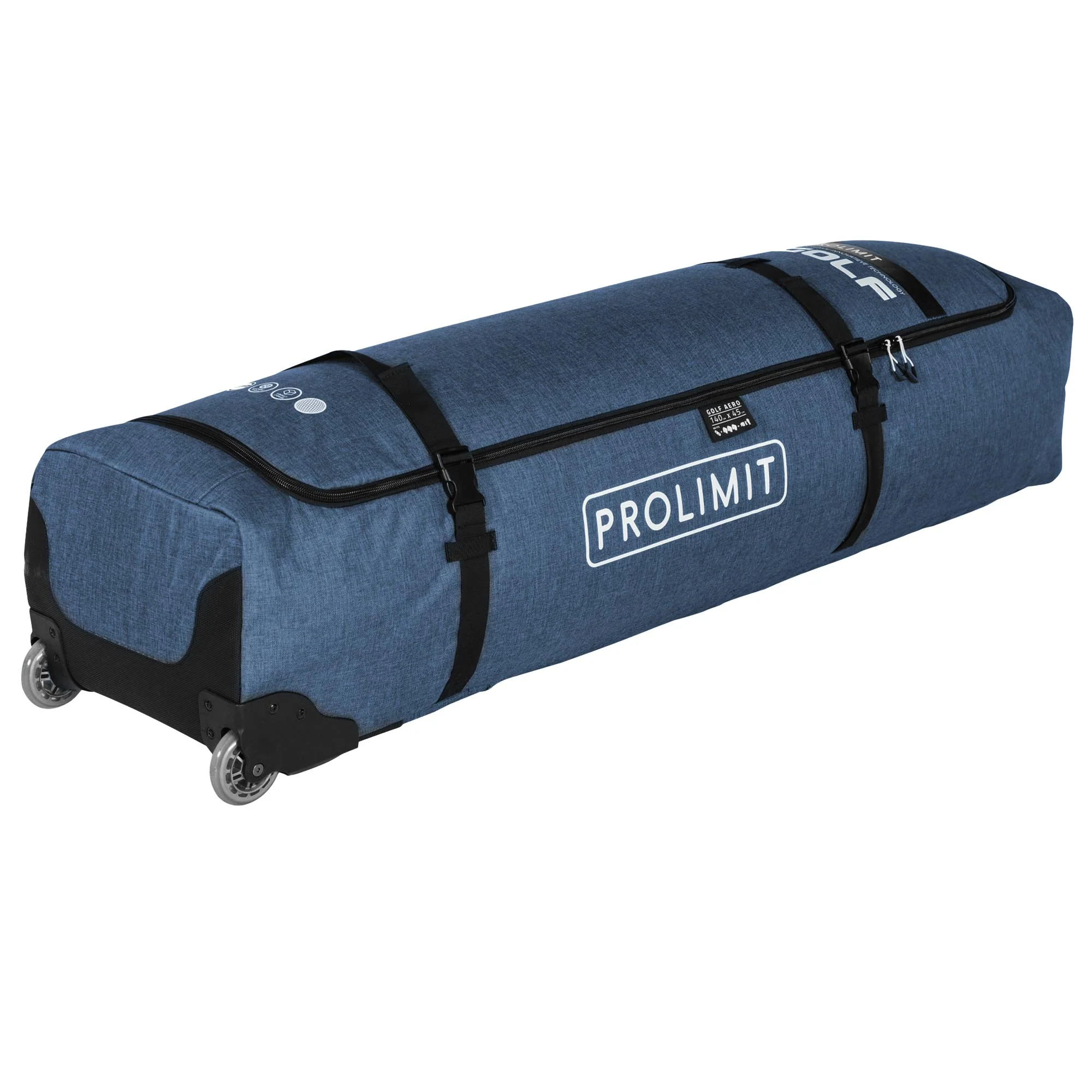 Prolimit boardbag/Golfväska Light med hjul 150 x45 cm - Blå - 3