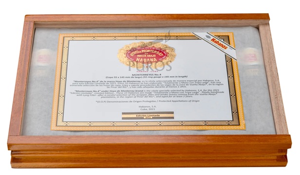 Hoyo De Monterrey Monterreyes No. 4 Edición Limitada Cigarrlåda 10-pack