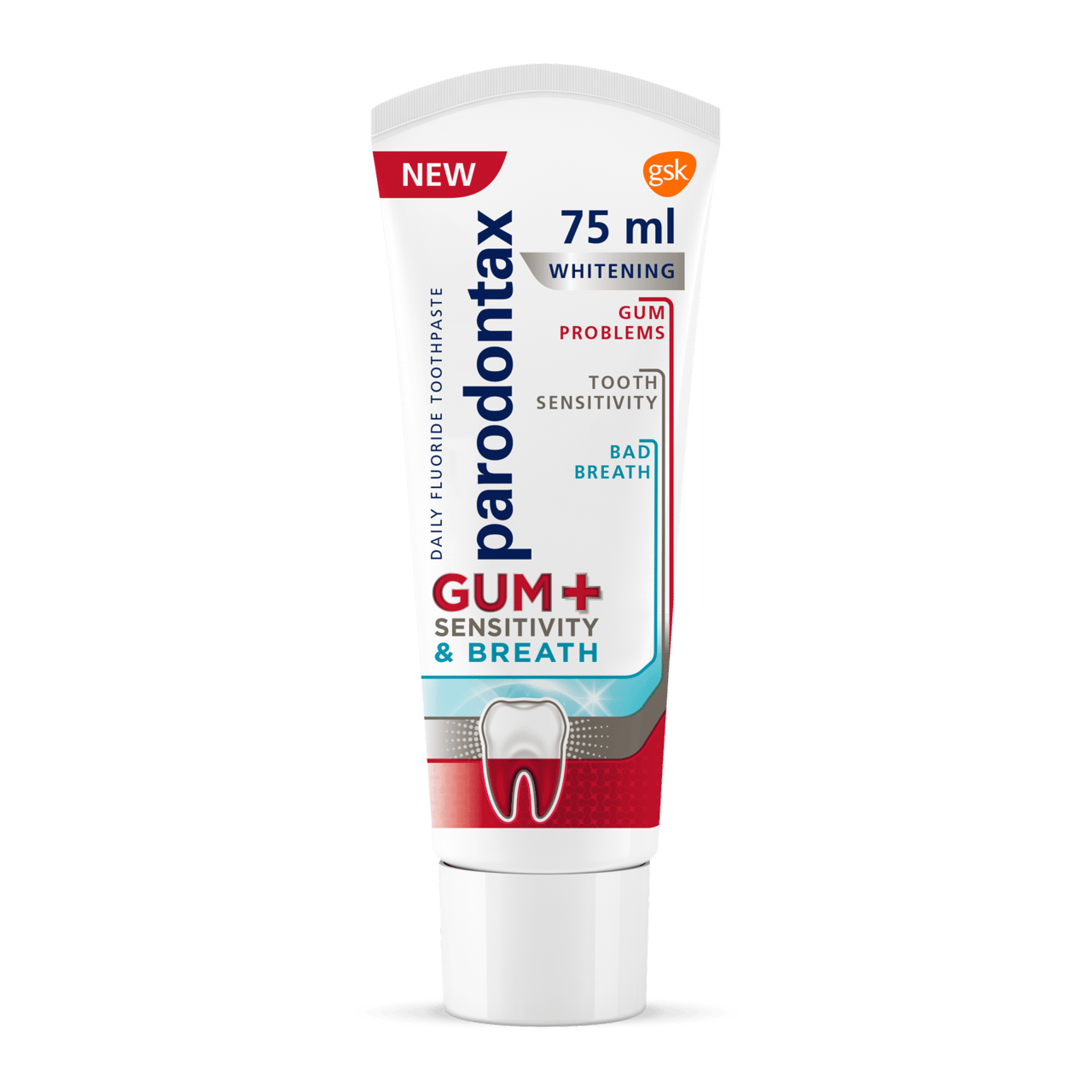 Parodontax Gum+Sensitivity & Breath Whitening 75 ml
