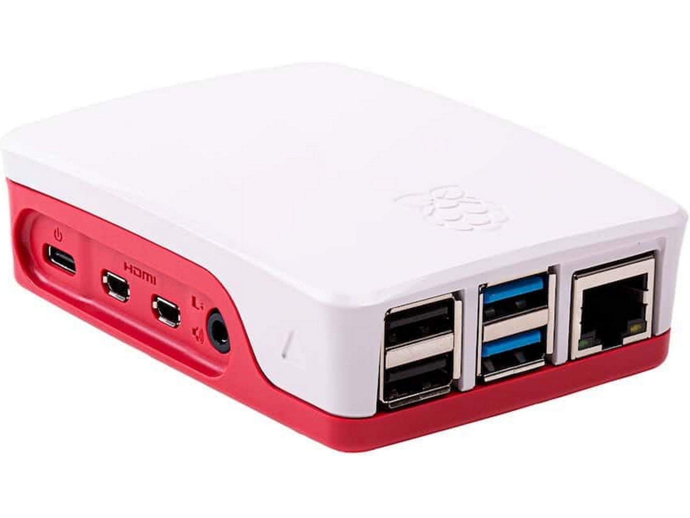 Raspberry Pi 4 B officiellt skal (röd/vi