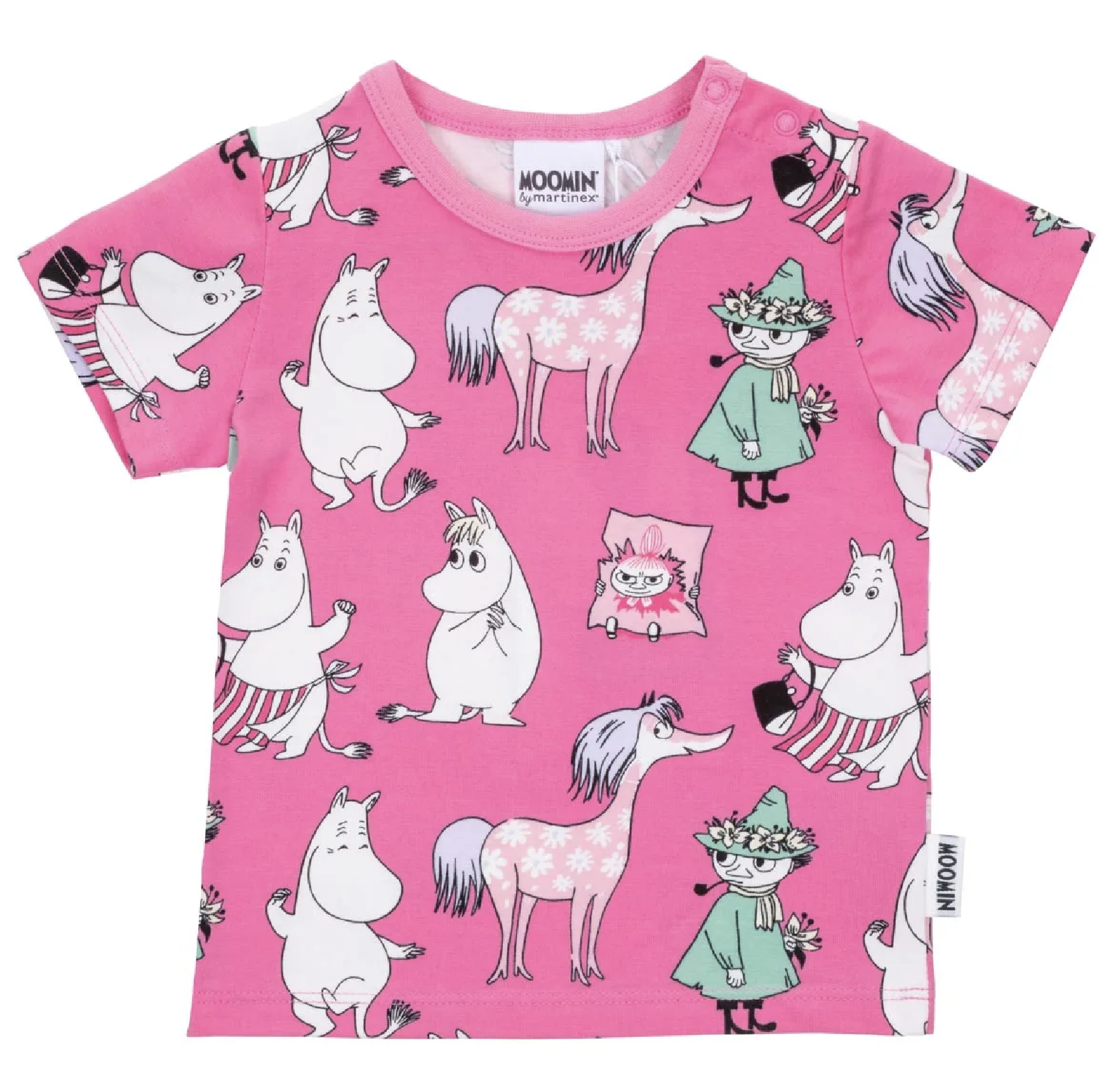Moomin Baby T-shirt - Girl gang Pink