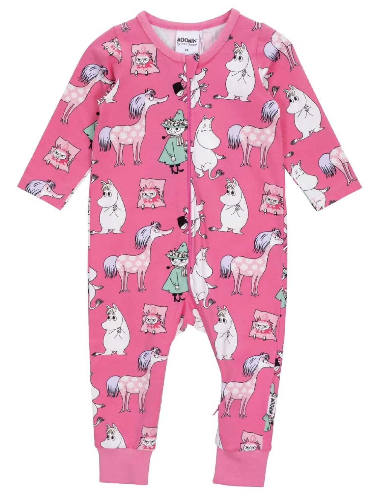 Mumin Bebis Pyjamas - Tjejgäng Rosa