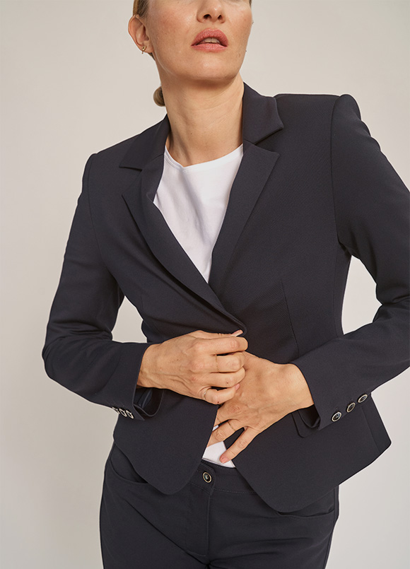 Elinor Blazer - Navy - Claire
