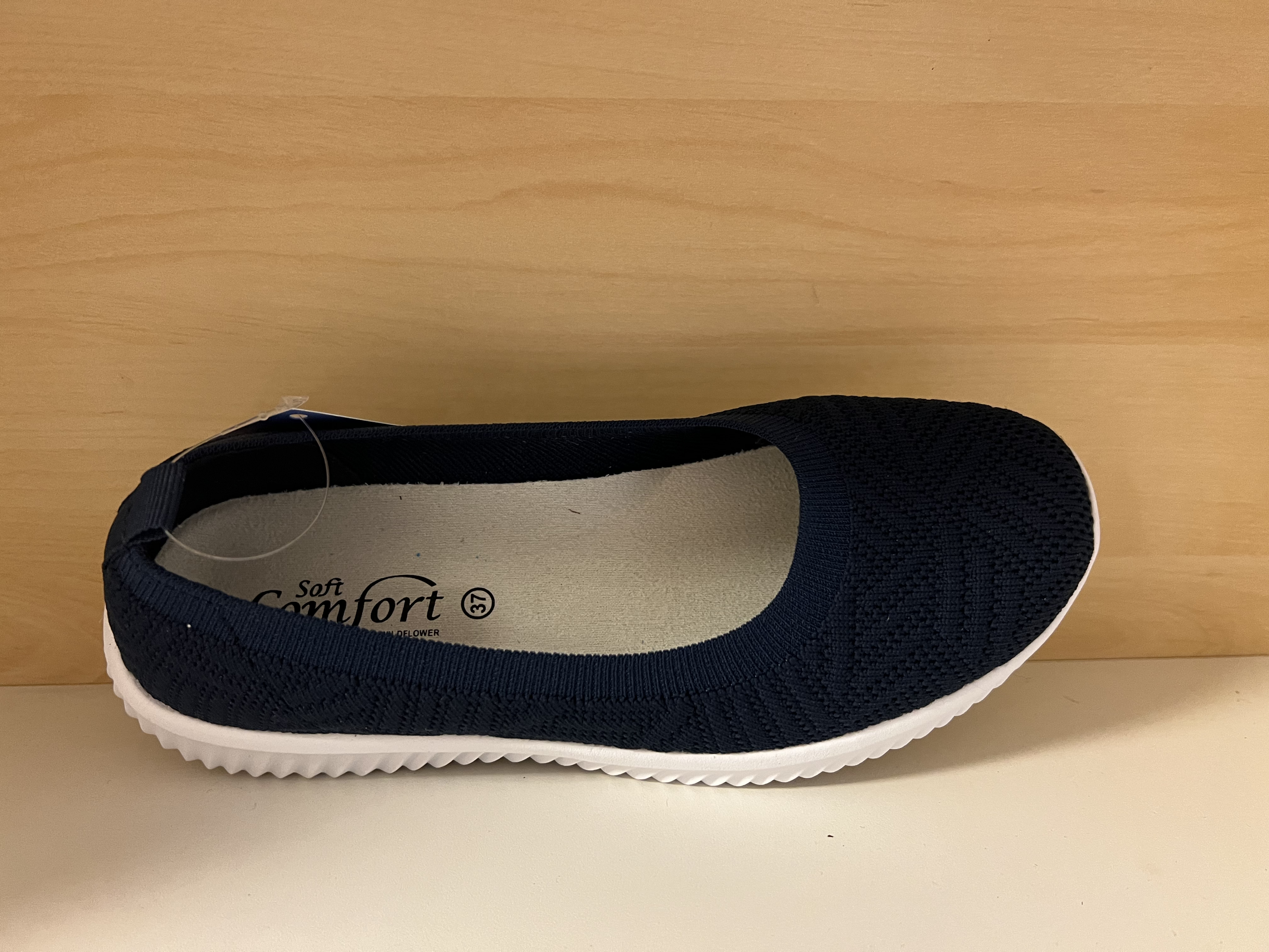 Damsko i blå textil. Soft Comfort. - 2