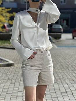 Selected Femme Funa Krista Denim Shorts