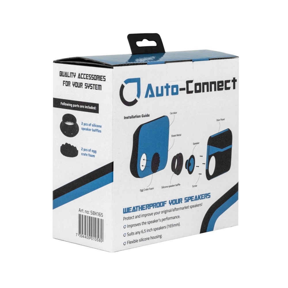 Auto-Connect Silicone Baffle Kit 6.5tum - 3