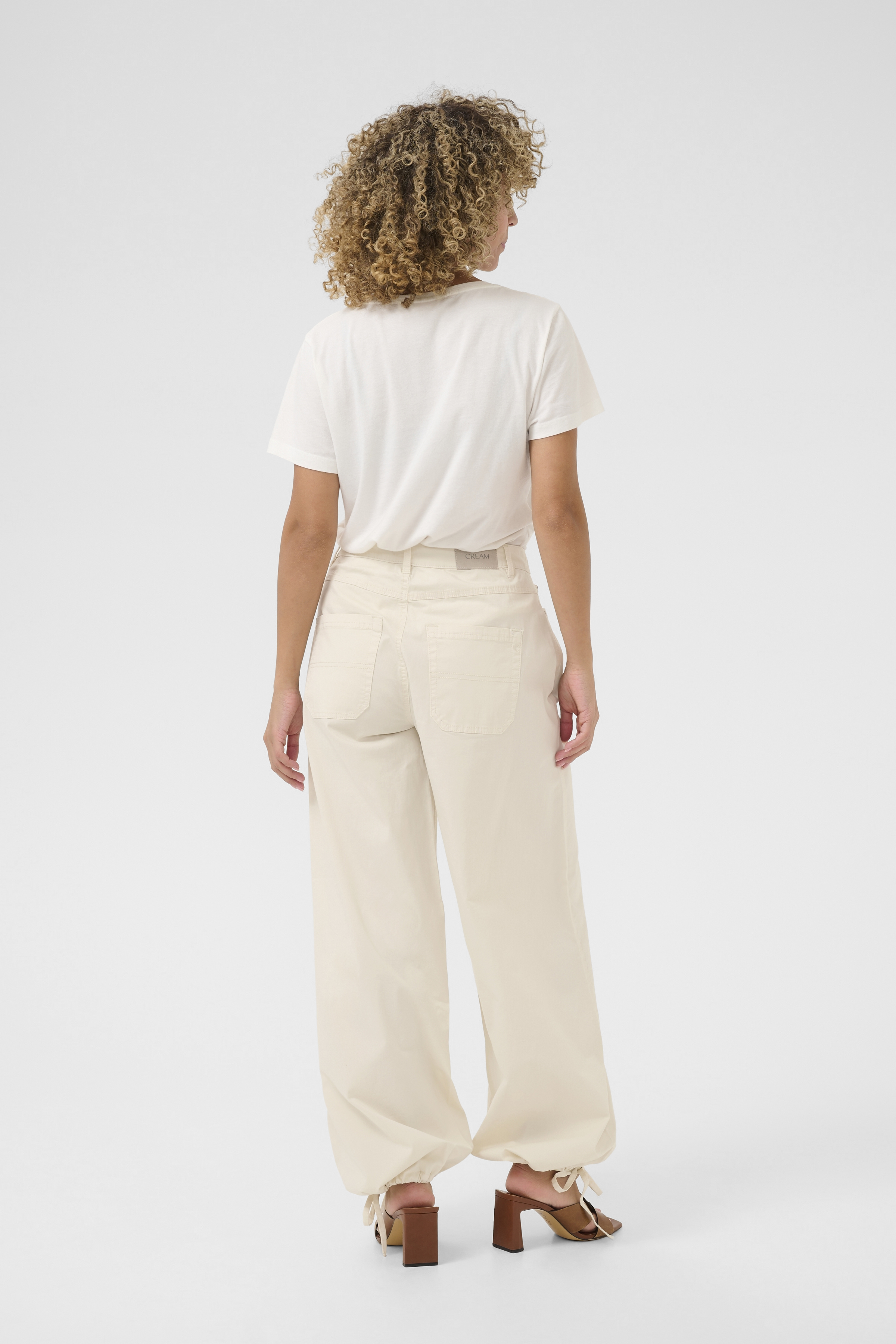  CRBerta  Loose Twill Jeans Turtledove  - 4