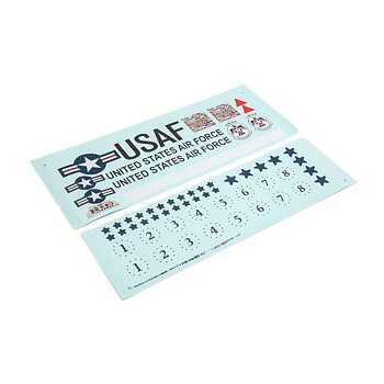 E-flite Decal Sheet: F-16 70mm EDF