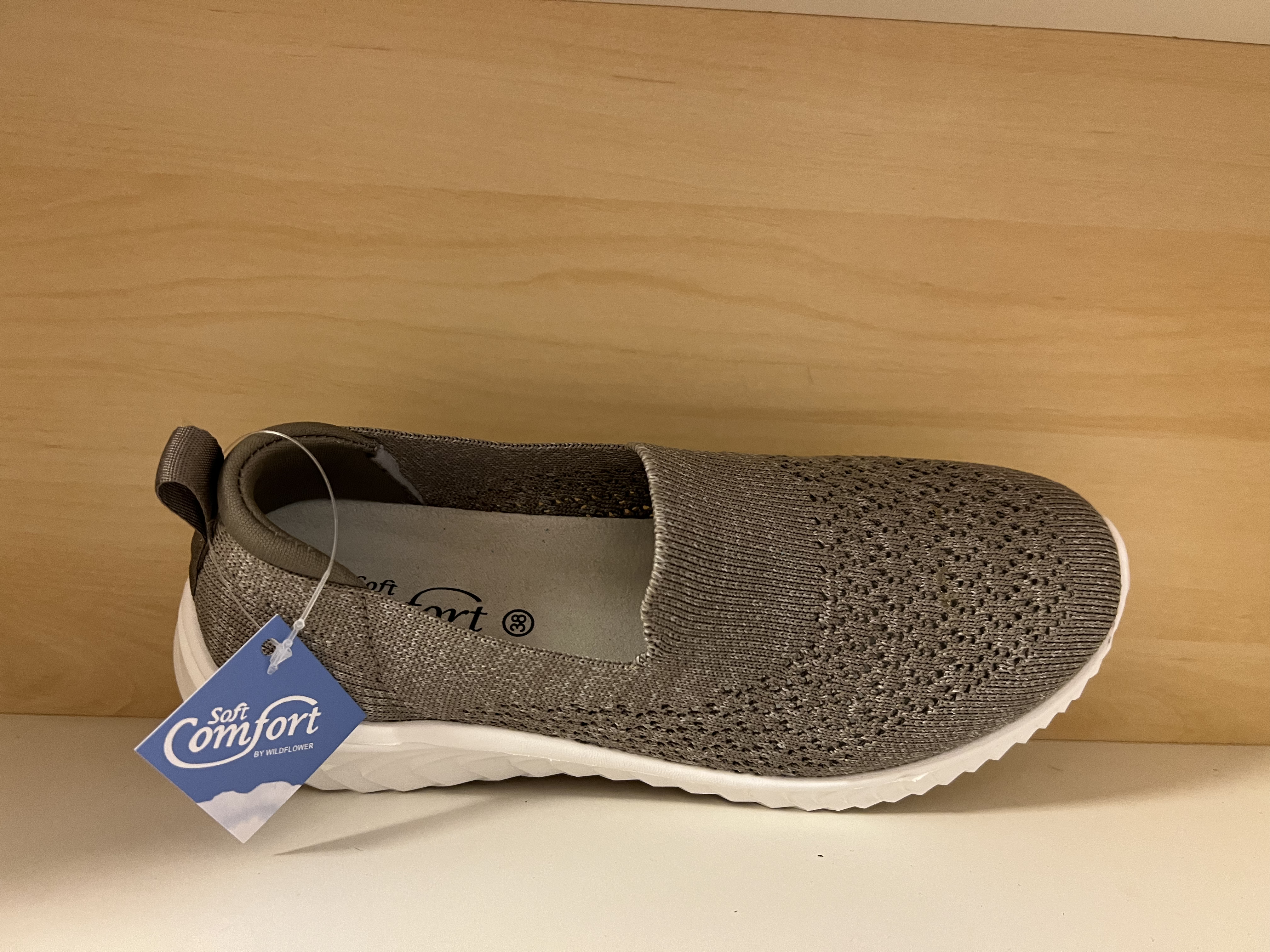 Damsko i beige textil. Soft Comfort. - 2