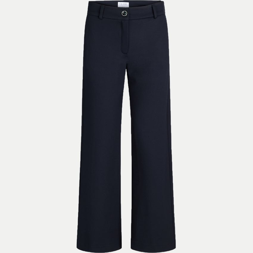 Tarita Trousers Lång - Navy - Claire