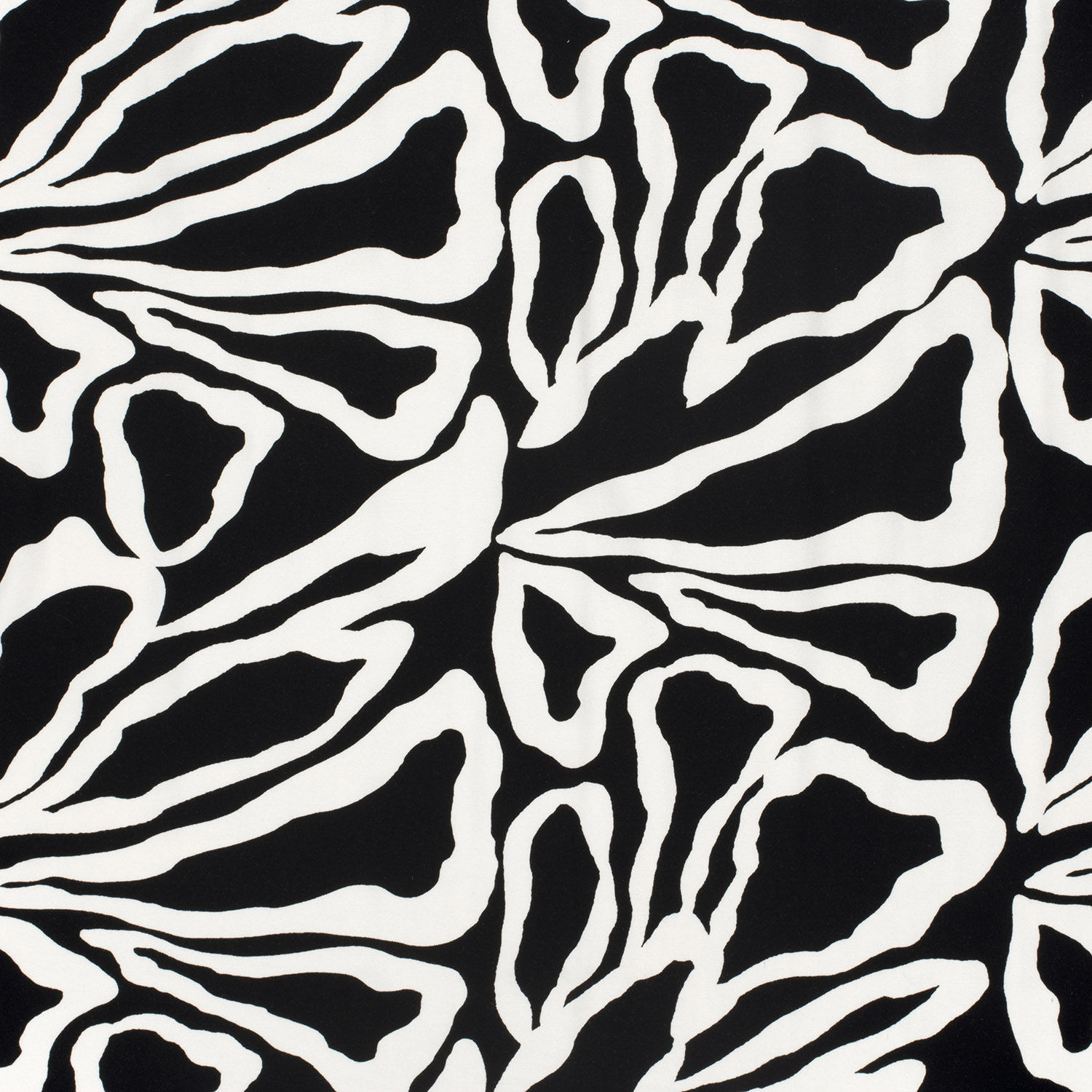 VISCOSE JERSEY -  ABSTRAKT BLACK