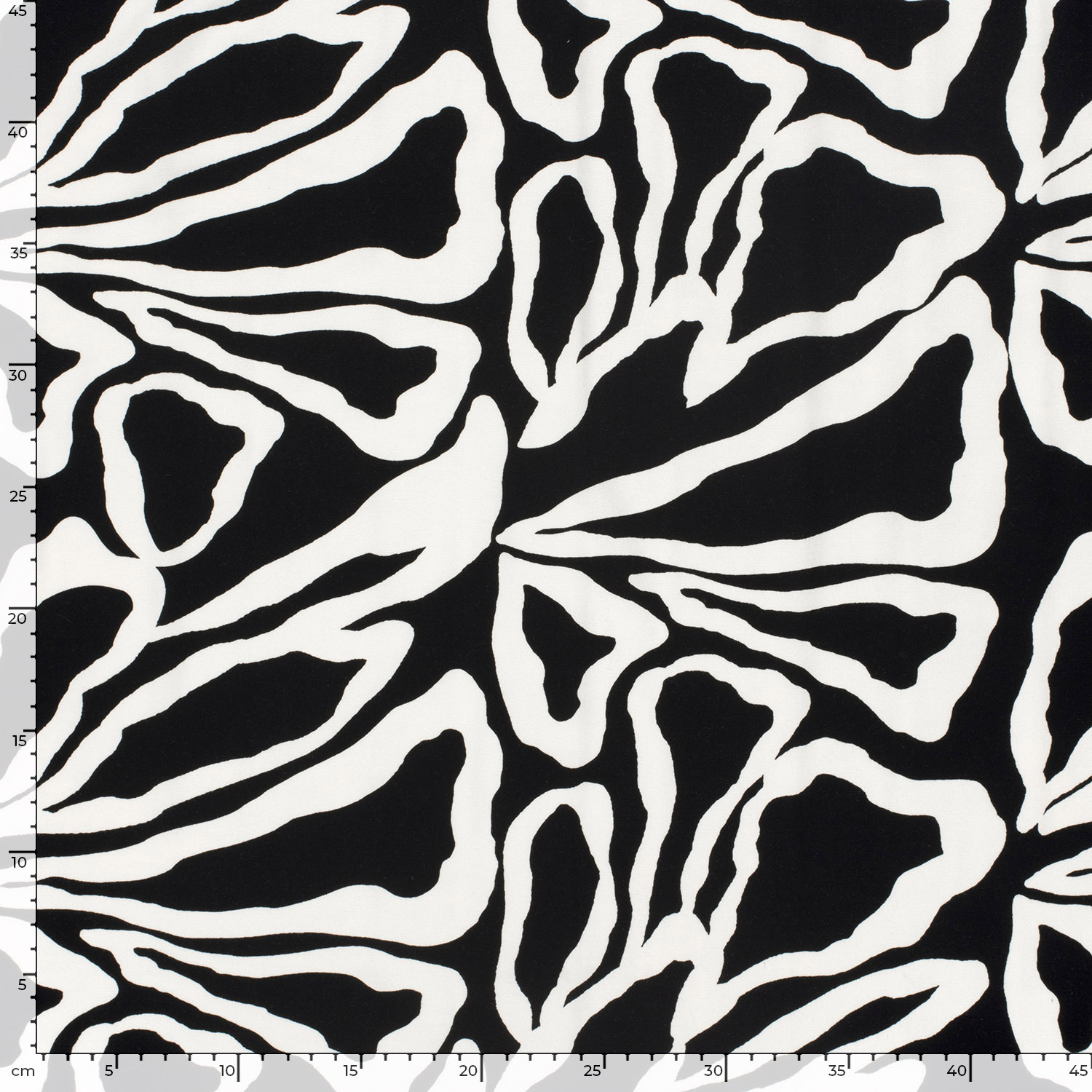 VISCOSE JERSEY -  ABSTRAKT BLACK - 6