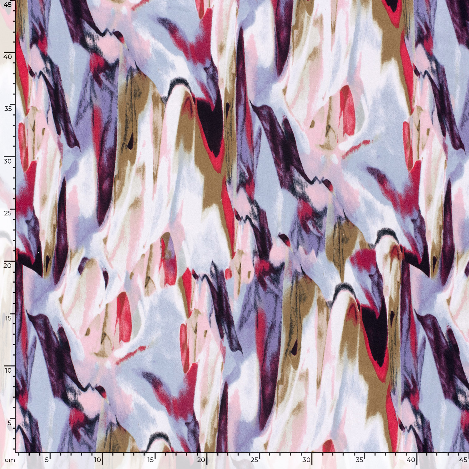 VISCOSE JERSEY -  ABSTRAKT PURPLE/PINK - 6