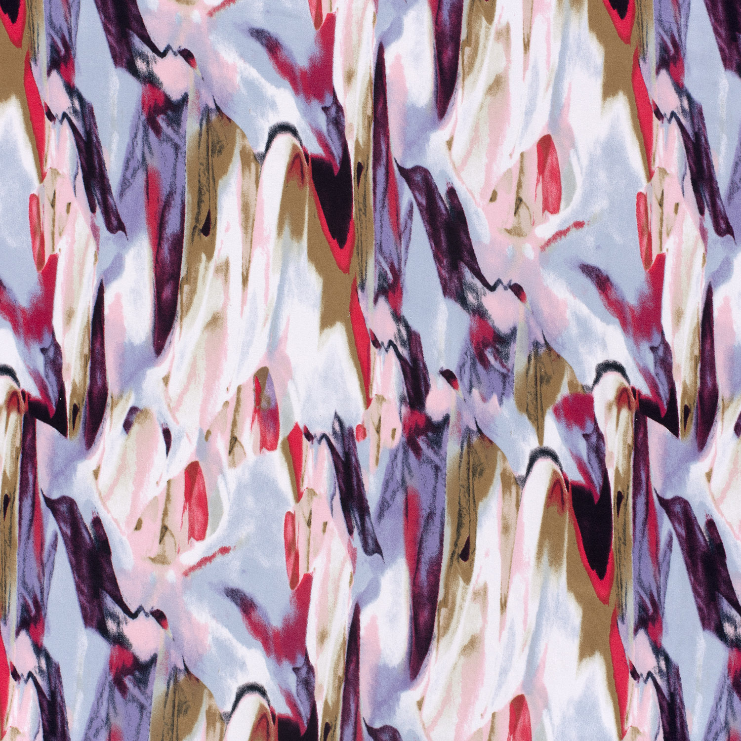 VISCOSE JERSEY -  ABSTRAKT PURPLE/PINK - 3