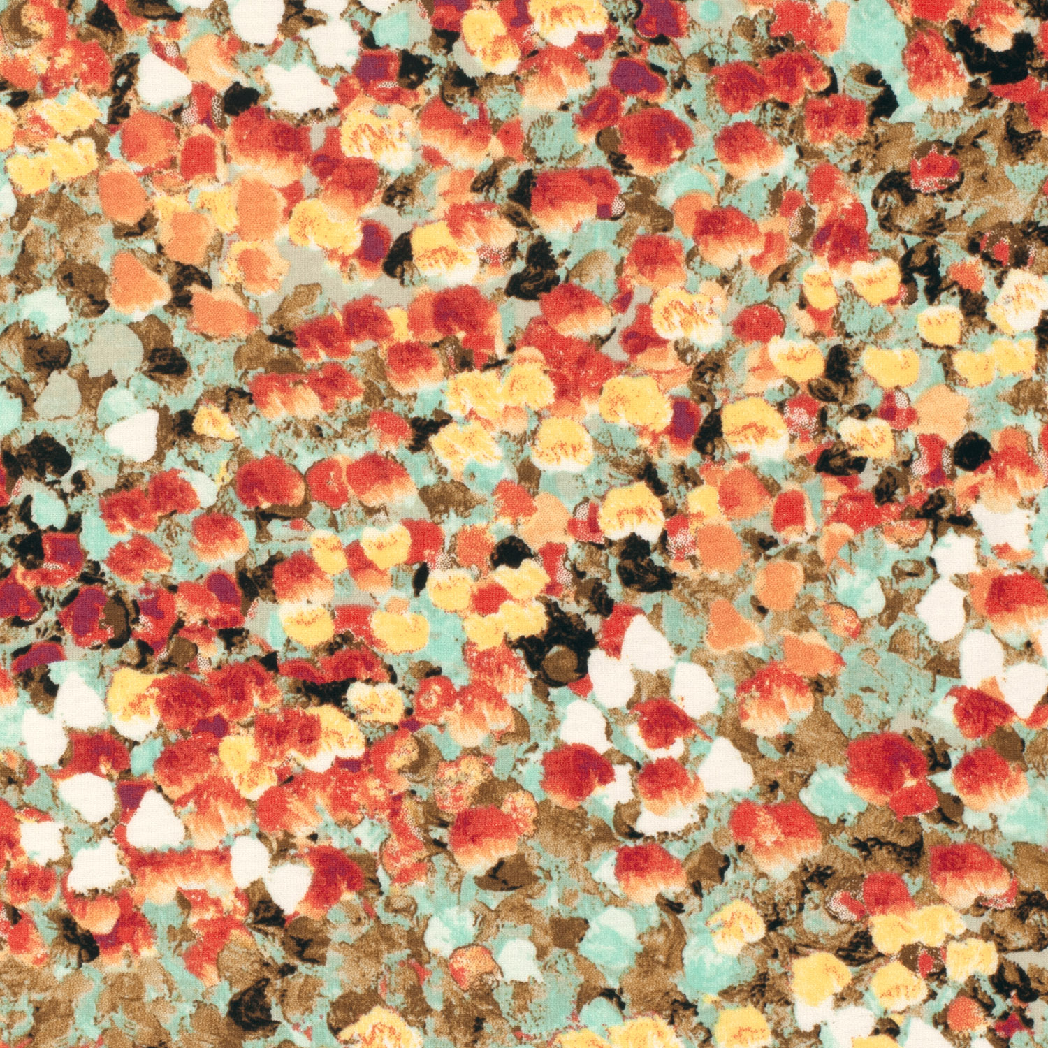 VISKOS JERSEY -  DOTTY FLORALS - 3