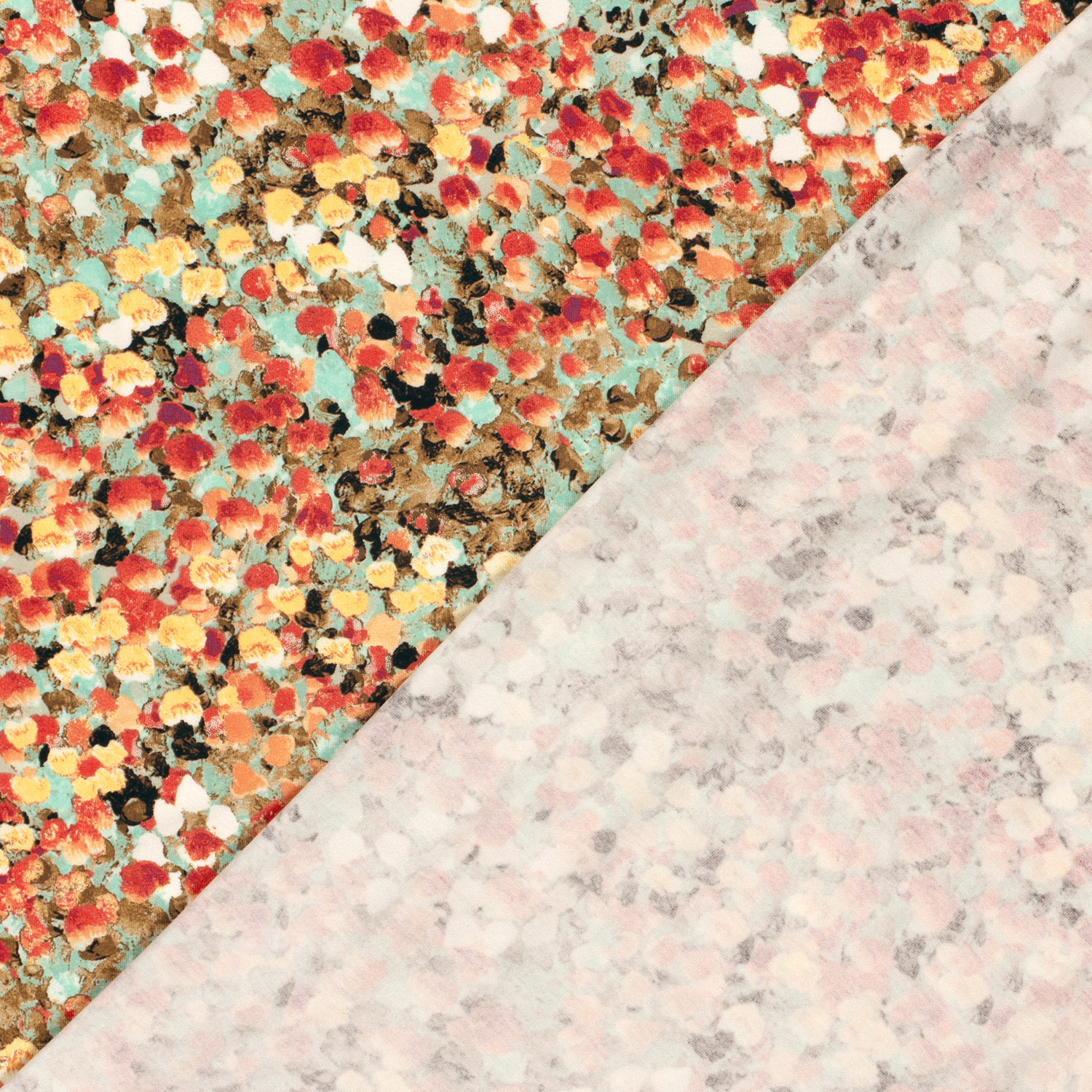 VISKOS JERSEY -  DOTTY FLORALS - 5