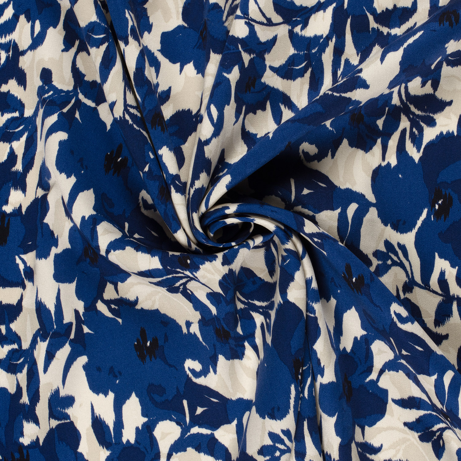 VISCOSE -  FLORALS BLUE - 3